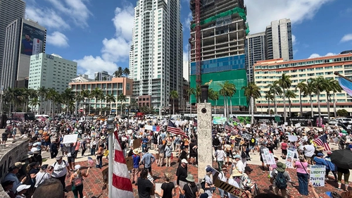 Протесты в Майами